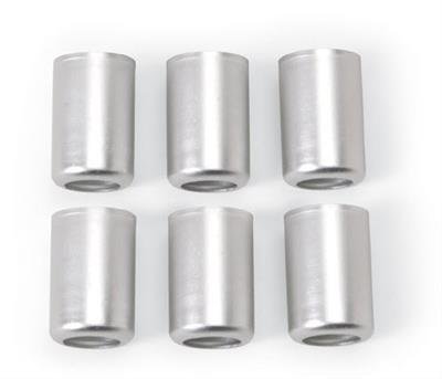 Russell Performance -10 AN Stainless Steel Crimp Collars (O.D. 0.825) (6 Per Pack)