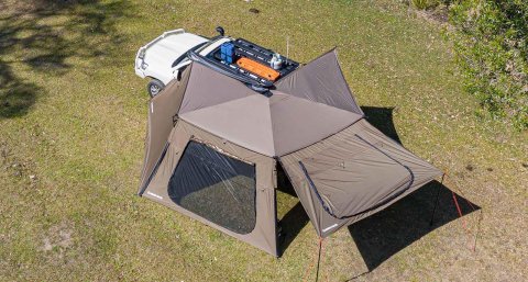 Rhino-Rack Batwing Compact Tapered Zip Extension w/ Door