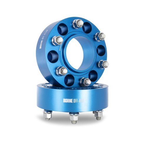 Mishimoto Wheel Spacers - 6x139.7 - 95.1 - 50 - M14 - Blue