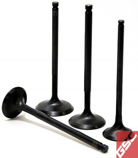 GSC P-D Honda K Series Vtec K20/K24 Chrome Polished Intake Valve - 36mm Head (+1mm) - Set of 8