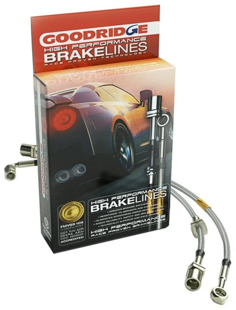 Goodridge 08-13 Mercedes-Benz C300/C350 AWD SS Brake Lines