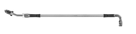 Goodridge 70in Universal Clutch Line w/SS Fittings & Clear Hose - 90Deg Banjo w/20Deg 7/16 UNF