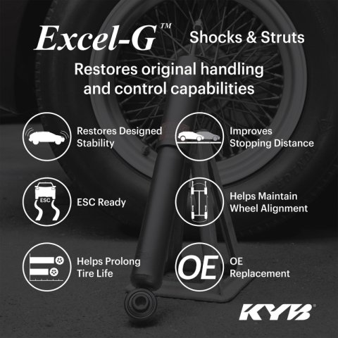 KYB Shocks & Struts Excel-G Rear Left FORD Escort 1997-03 MERCURY Tracer 1997-99