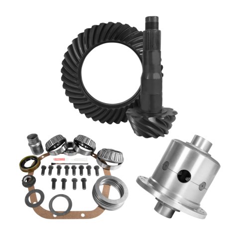 Yukon Gear 10.5in Ford 4.56 Rear Ring & Pinion Install Kit 35 Spline Positraction