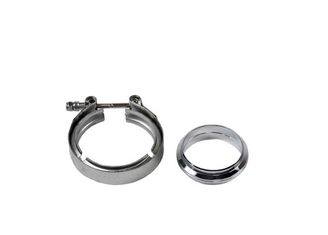Granatelli 3.0in Aluminum Mating Male to Female Flanges w/V-Band/O-Ring Seal