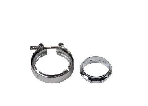 Granatelli 3.5in Aluminum Mating Male to Female Flanges w/V-Band/O-Ring Seal