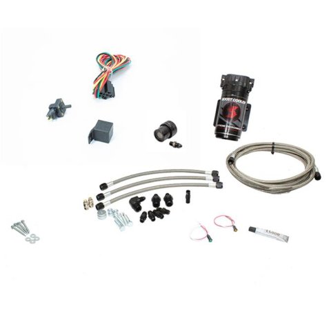 Snow Performance Stg 1 Boost Cooler F/I Water Inj. Kit (Incl. SS Braided Line/4AN Fittings) w/o Tank