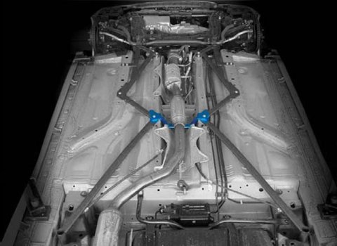 Cusco Power Brace Lower Center FD2 Civic Si *requires hole to be drilled on sedan models*