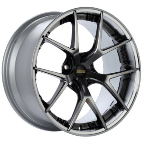 BBS RI-S 20x9 5x120 ET25 Diamond Black Center / Diamond Cut Lip Wheel -82mm PFS/Clip Required