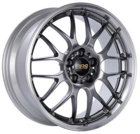 BBS RS-GT 20x10 5x112 ET22 Diamond Black / Diamond Cut Lip Wheel PFS/Clip Required
