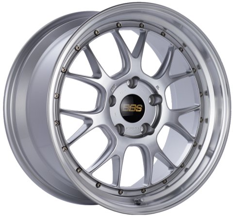 BBS LM-R 19x9.5 5x130 ET40 CB71.6 Diamond Silver Center Diamond Cut Lip Wheel