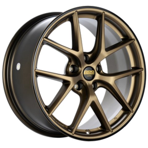 BBS CI-R 20x9.5 5x120 ET40 Bronze Polished Rim Protector Wheel -82mm PFS/Clip Required