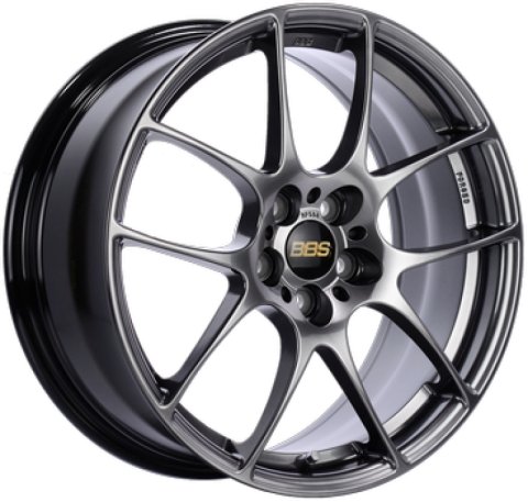 BBS RF 17x7.5 5x112 ET45 Diamond Black Wheel - 82mm PFS/Clip Required