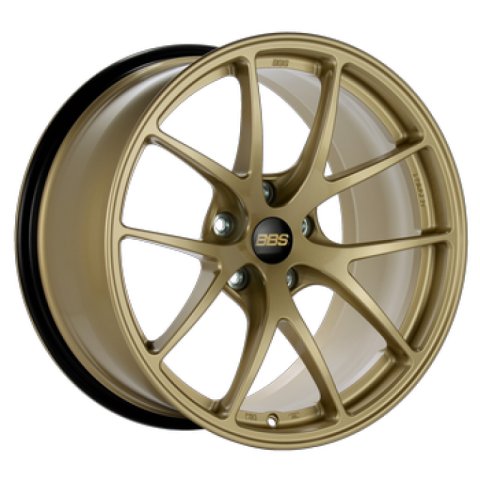 BBS RI-A 19x10.5 5x130 ET43 CB71.6 Gold Wheel -82mm PFS/Clip Required
