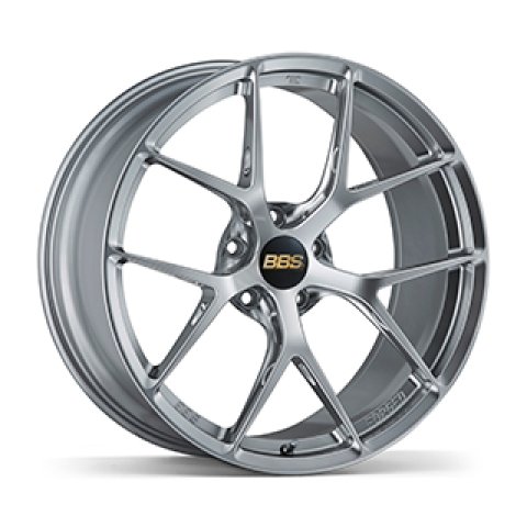 BBS FI-R 19x10.5 5x120 ET35 CB72.5 Diamond Silver Wheel -82mm PFS/Clip Req