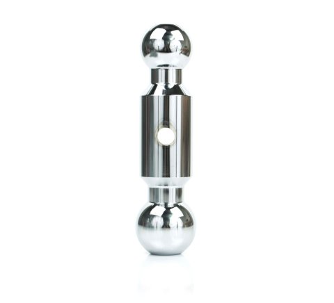 Weigh Safe 180 Hitch 1-7/8in x 2in Combo Ball (7.5K/10K GTWR) - Chrome-Plated Steel