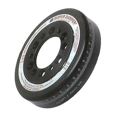 ATI Shell Assy - 6.78 - Alum - 6 Grv - 3/8 Pulley Holes - 3 Ring
