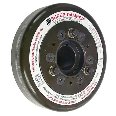 ATI Damper - 7.074in - Alum - Ford SB & 6 Cyl - 4 Bolt OEM - 3.35in Long - C-Timing - 3 Ring