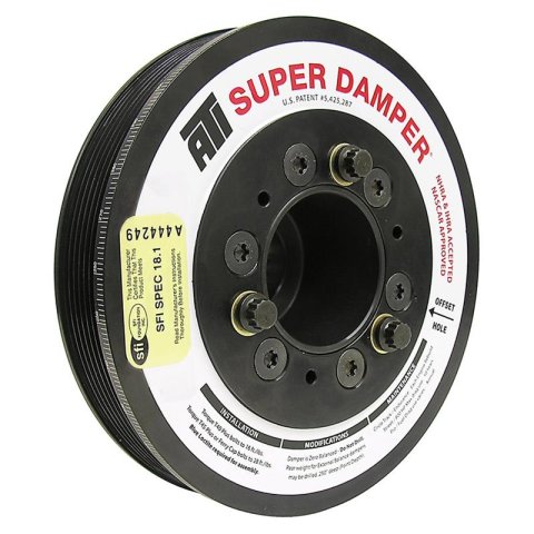 ATI Damper - 7.48in - AL - 6 Grv - Dodge - 05-08 - 10 Percent OD - Non VVT - 5.7L Hemi Car - 3 Ring