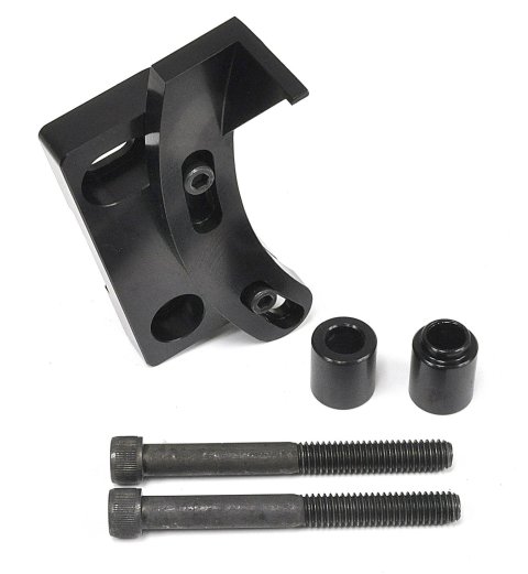 ATI Timing Pointer Assy - SB Ford B Key STK Blk w/5/16 Bolt Hole