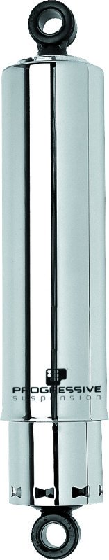 Progressive Harley-Davidson 412 Series Shocks 11.0in - Chrome