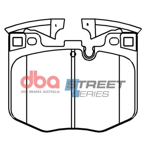 DBA 2018+ BMW X3 Street Series Front Brake Pads