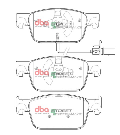 DBA 2016+ Audi A4 SP Performance Front Brake Pads