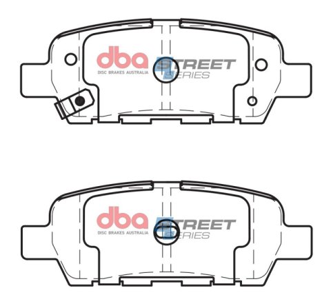 DBA 08-13 Infiniti G37 Street Series Rear Brake Pads