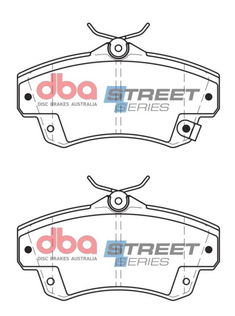 DBA 01-10 Chrysler PT Cruiser Street Series Front Brake Pads