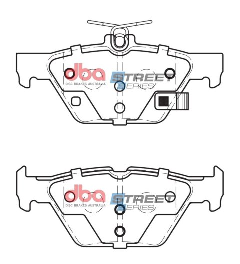DBA 16-19 Subaru WRX Street Series Rear Brake Pads