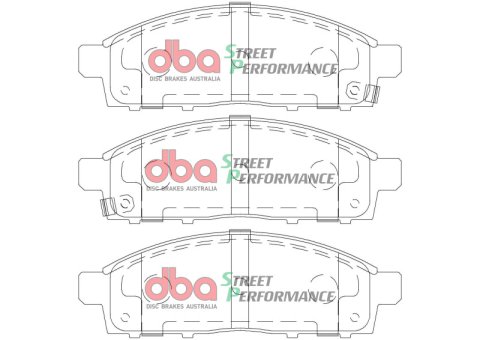 DBA 07-11 Mitsubishi Triton Front SP Performance Brake Pads