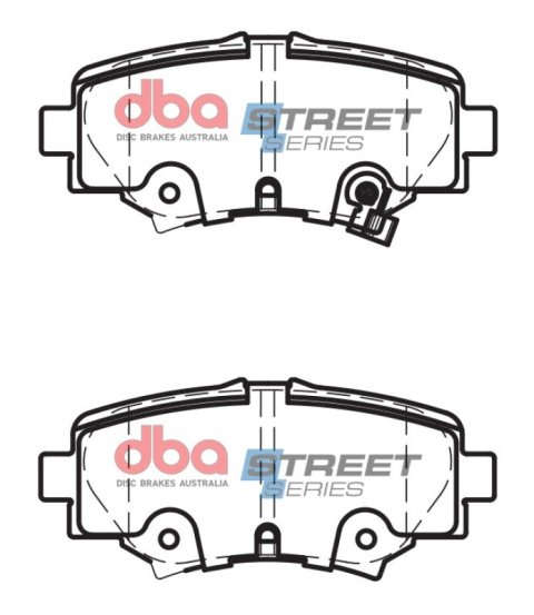 DBA 14-16 Mazda 3 Rear Street Series Brake Pads