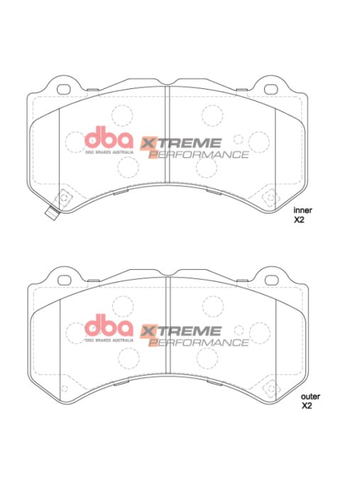 DBA 18-22 Jeep Grand Cherokee Trackhawk XP Performance Front Brake Pads