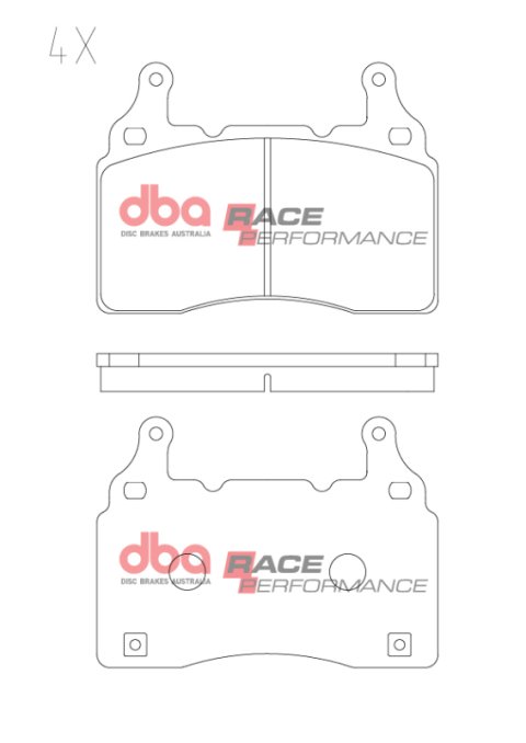DBA 10-24 Chevrolet Camaro SS RP Performance Front Brake Pads