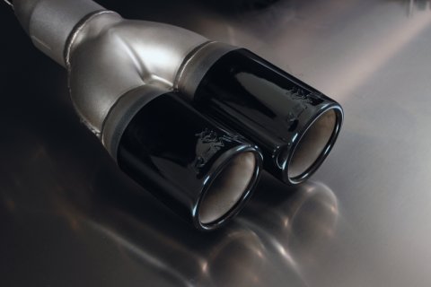 Remus BMW 3 Series F30/F31 Axle Back Exhaust w/Distance Tube & Black Chromed Tail Pipe Set (1x rmsAD0164V, 1x rms086012 0500, 1x rms086012 1604B)