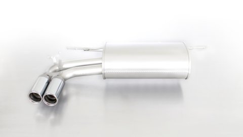 Remus 2012 BMW 3 Series F30/F31 2.0L (N20B20B) Axle Back Exhaust w/Dual Tail Pipe/Adapter (1x rmsAD0164V, 1x rms086112 0504)