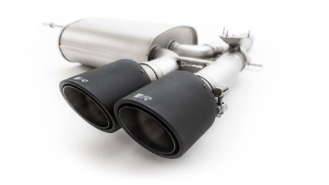 Remus 2018 Mini Cooper S F56 2.0L Turbo (w/GPF) Axle Back Exhaust w/Conn Tube/Polished Tail Pipe Set (Bundled Kit)
