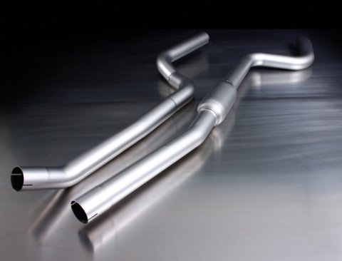 Remus 2011 BMW 1 Series F20/F21 Axle Back Exhaust w/84mm Carbon Insert Tail Pipe Set & Frt Silencer (1x rms084111 0300, 1x rms084111 1583C)