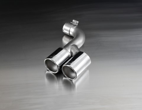 Remus 2012 BMW 3 Series F30 Sedan / F31 Touring 2.0L Axle Back Exhaust w/Chrome Tail Pipe Set (1x rms086012 0500, 1x rms086012 1604)