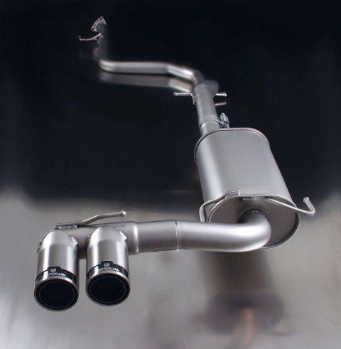 Remus 2010 Honda CR-Z 1.5L Hybrid (+ 7 Kw E-Motor) Cat-Back Exhaust w/Diffusor (1x rms252301 HES, 1x rms253111 5584C)