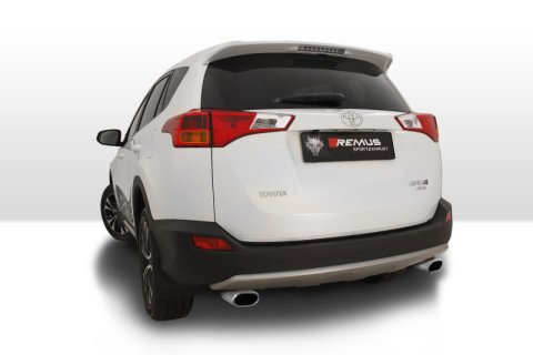 Remus 2013 Toyota Rav4 4WD 2.2L Axle Back Exhaust w/Connection Tube (1x rms906014 0000, 1x rms905014 1518)