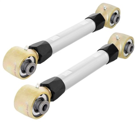RockJock 2021+ Bronco RockNut Billet Aluminum Johnny Joint Rear Control Arm Set Double Adjustable (1x rokRJ-182501-101, 1x rokRJ-182601-101)