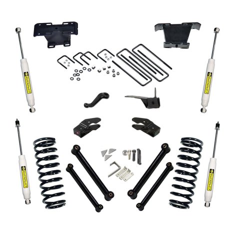 Superlift 00-01 Dodge Ram 1500 4WD 5in Lift Kit Control Arm Kit w/ Superlift Shocks (1x slf145, 1x slf4511, 1x slf4512, 1x slf4513, 1x slf4515)
