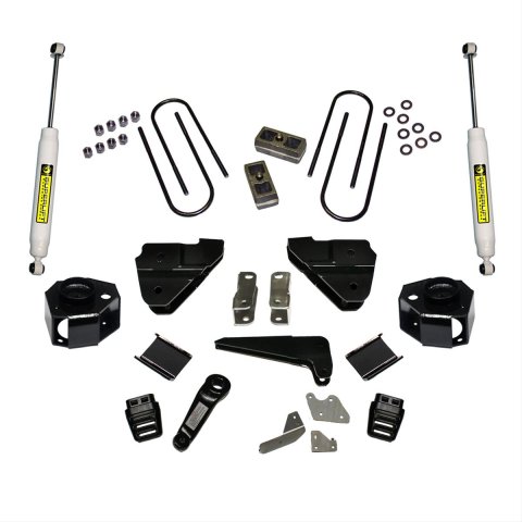 Superlift 13-18 Dodge Ram 3500 4WD 4in Lift Kit w/ Front Shock Brackets and Superlift Rear Shocks (1x slf4683, 1x slf4693-1, 1x slf84022)
