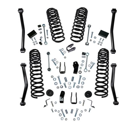 18-19 Jeep Wrangler JL Unlimited 4in Dual Rate Coil Lift Kit- Incl Rubicon w/ Shock Extensions (1x slf588, 1x slf597, 1x slf5825, 1x slf5833)