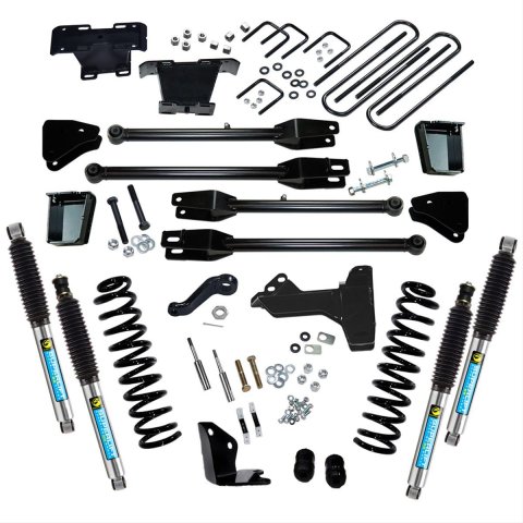 Superlift 05-07 Ford F-250/F-350 SuperDuty 4WD 6in Lift Kit w/ 4-Link Conversion & Bilstein Shocks (Bundled Kit)