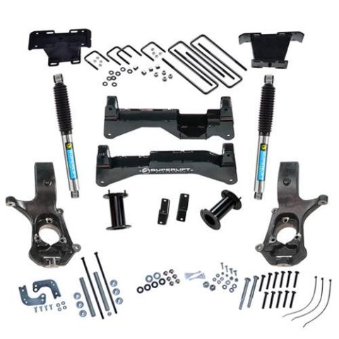 Superlift 07-16 Chevy Silv/GMC Sierra 4WD w/ Cast Steel Control Arms 8in Lift Kit w/ BIL Rear Shocks (Bundled Kit)