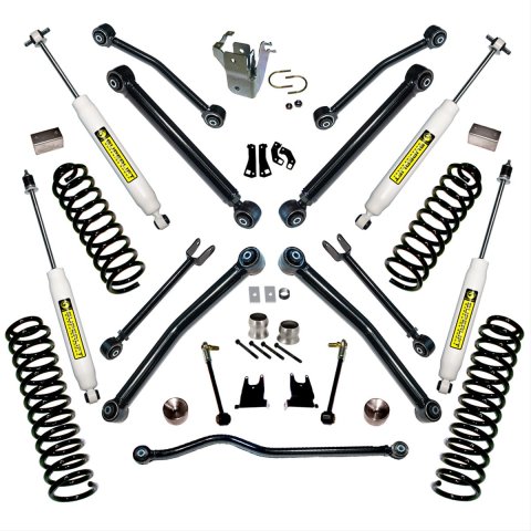 Superlift 07-18 Jeep Wrangler JK 2 Door 4in Lift Kit w/ Reflex Control Arms & Superlift Shocks (Bundled Kit)