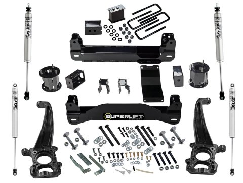 Superlift 15-20 Ford F-150 4WD 6in Lift Kit w/ Fox 2.0 Shocks (1x slf9930, 1x slf9938, 1x slf9939, 1x slf9948, 1x slf84069)
