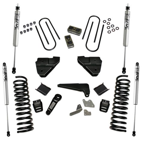 Superlift 13-18 Ram 3500 4WD Diesel 4in Lift Kit w/ Fox 2.0 Shocks (1x slf240, 1x slf4690-1, 1x slf4693-1, 1x slf84068)